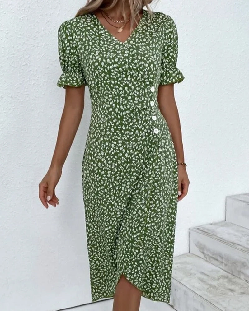 Women Floral Print Wrap Dress | Nina