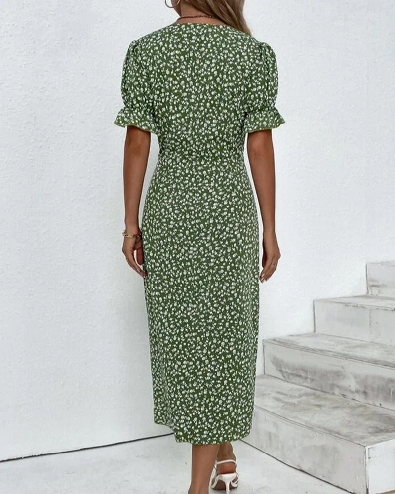 Women Floral Print Wrap Dress | Nina