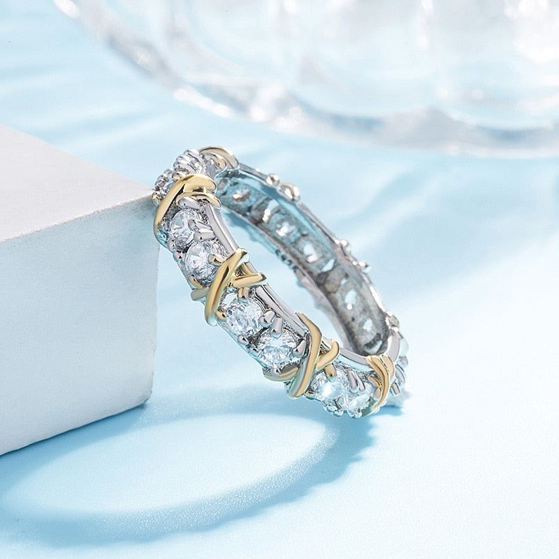 Women Ring Silver Zirconia | Modern Elegance-5