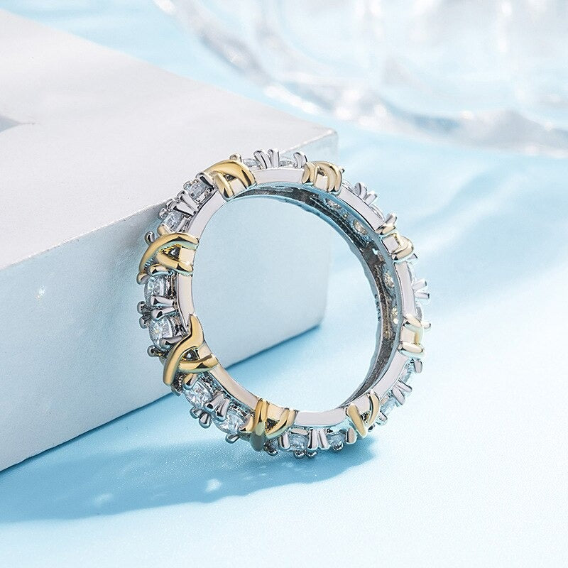 Women Ring Silver Zirconia | Modern Elegance-4