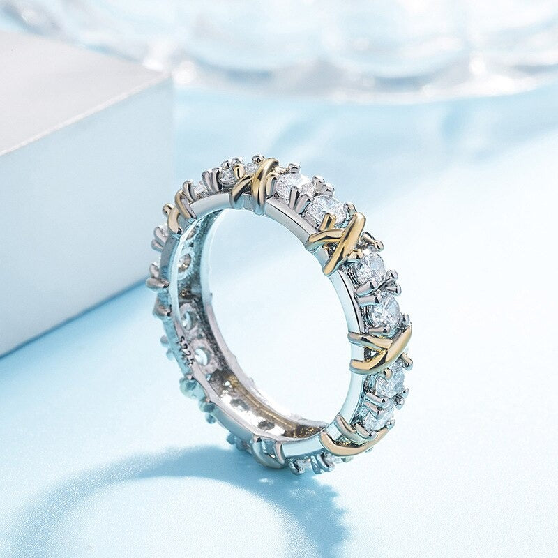 Women Ring Silver Zirconia | Modern Elegance-3