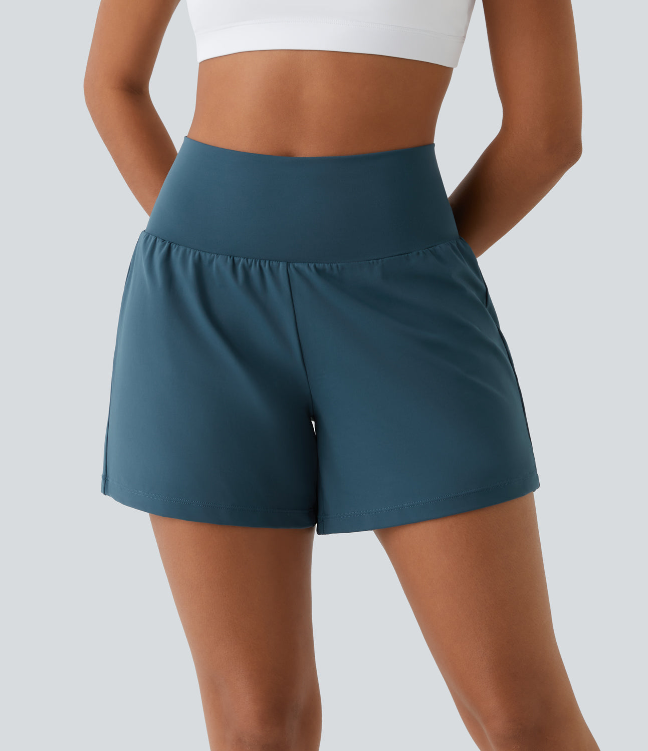 Women High-Waist Relaxed Shorts | Bernadette