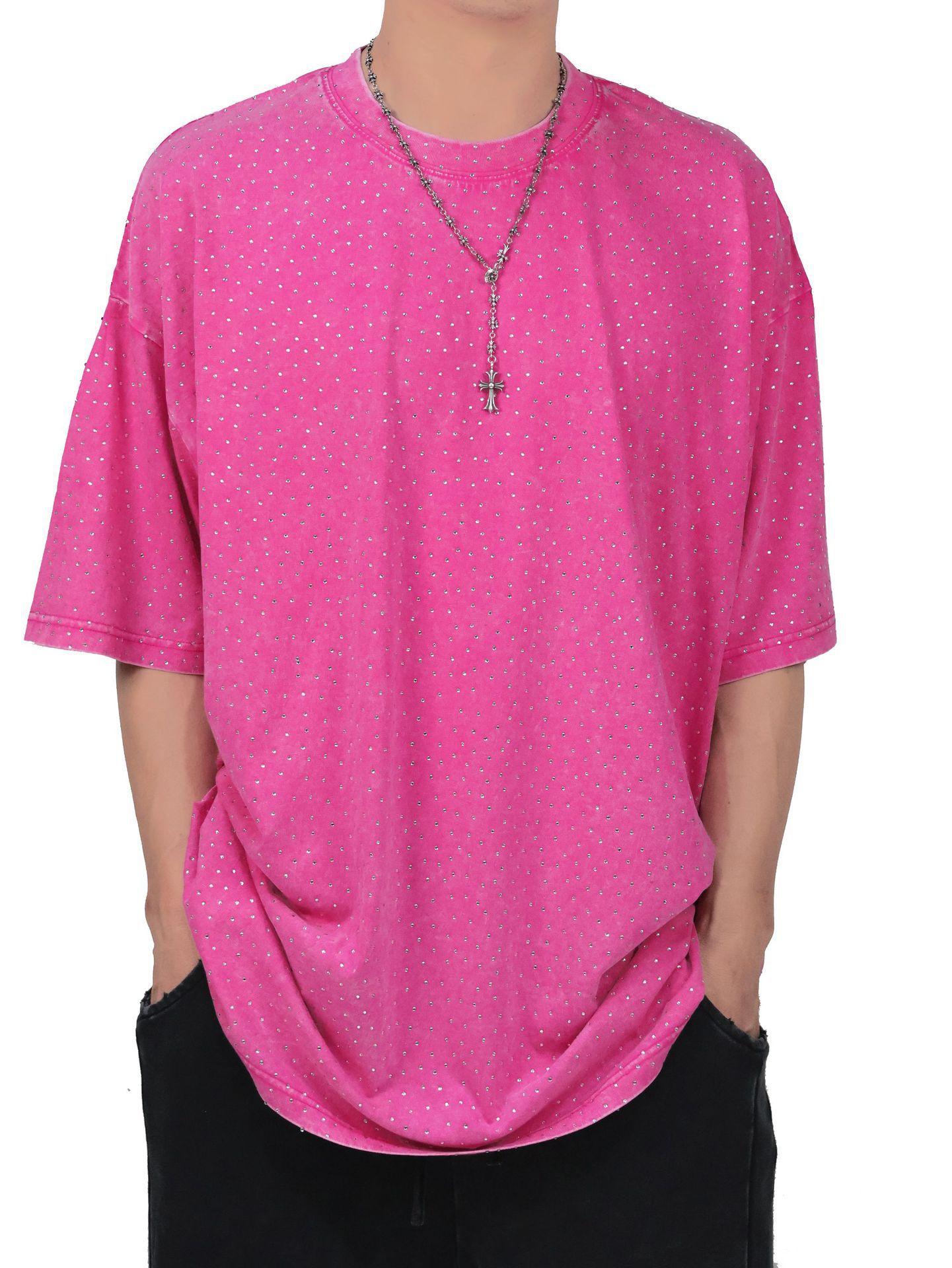 Women Oversized T-Shirt Vintage Washed Cotton | Diamond Luxe-3