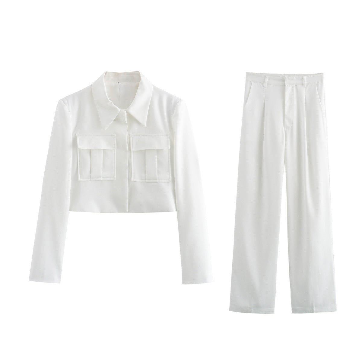 Women Cropped Utility Jacket | Denise