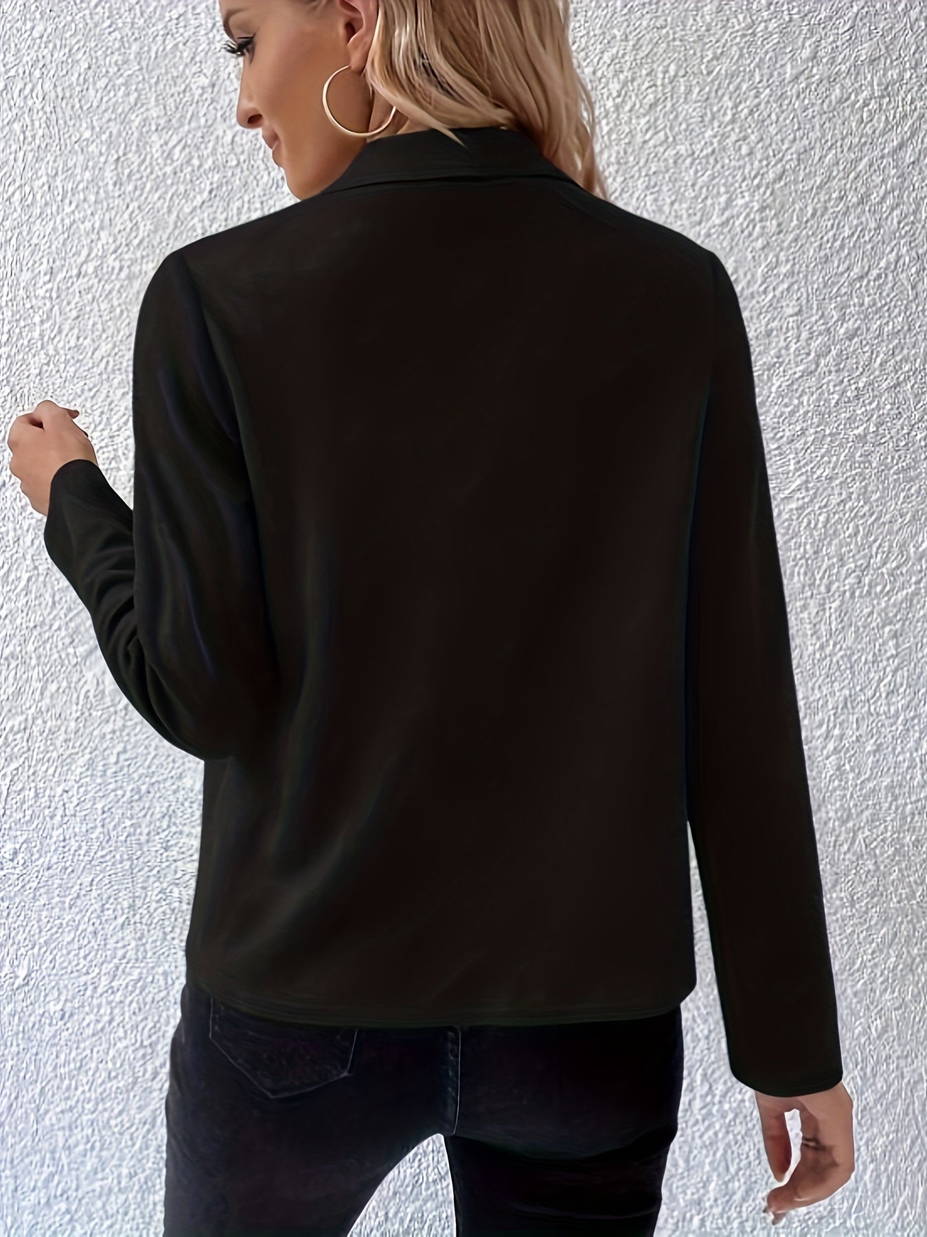 Women Chic Asymmetrical Zip Jacket | Cressilda