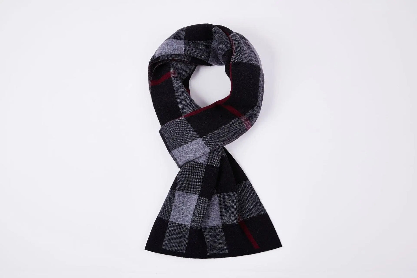 Men Modern Checkered Scarf | Joshua