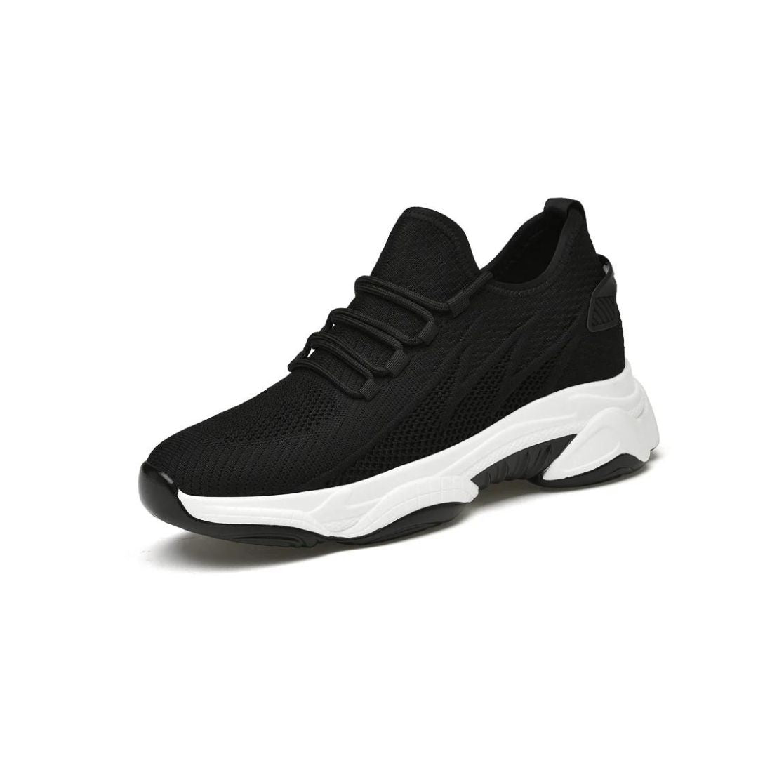 Variant image for Men's Height-Boosting Sneakers Black Knit | Alpha Move-31