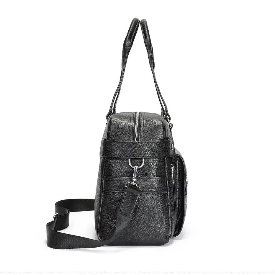 Men’s Leather Travel Bag | Ethan