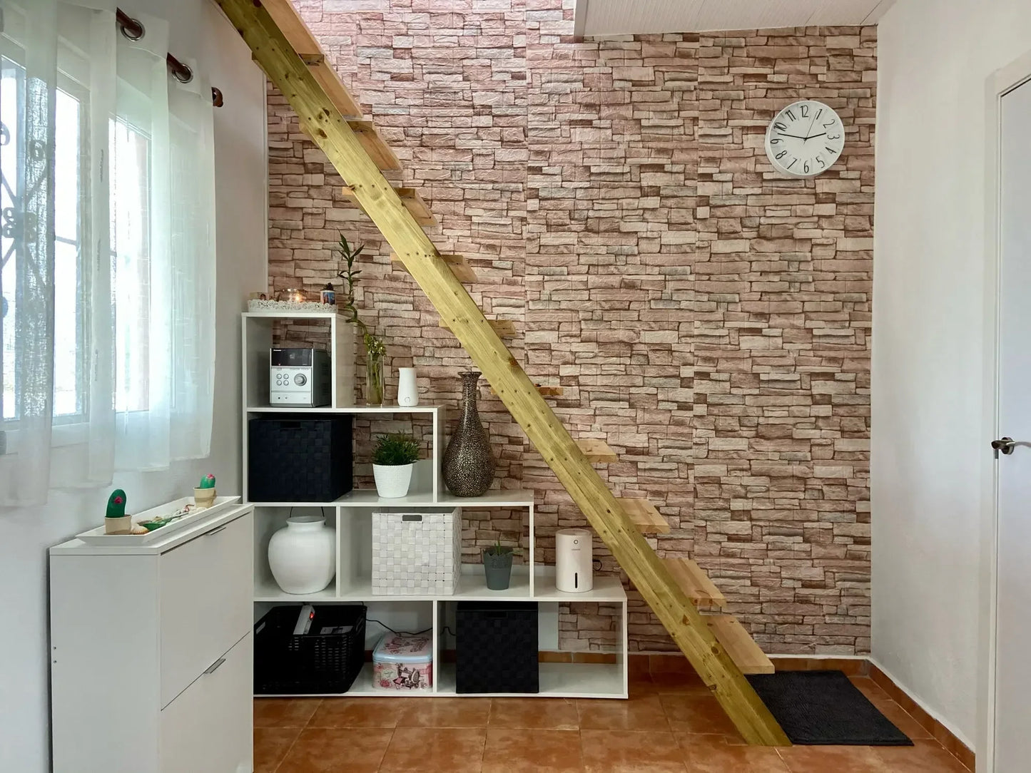10pcs Waterproof Removable Wall Decals - 3D Foam Brick Wall Stickers Decor for Kitchen, Bedroom, and Living Room 4