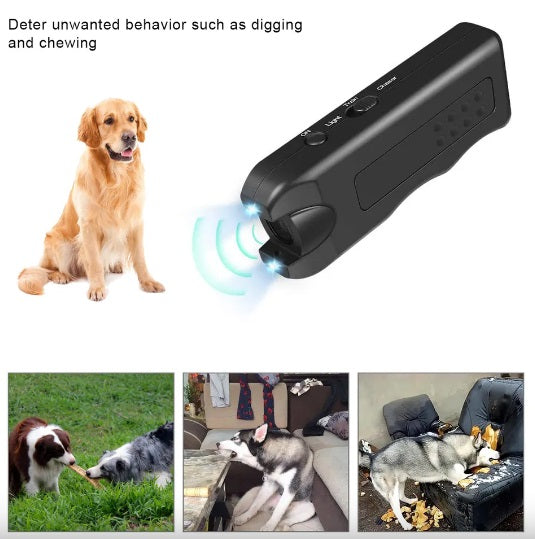 Portable Ultrasonic Dog Repeller Durable Plastic | BarkGuard-3