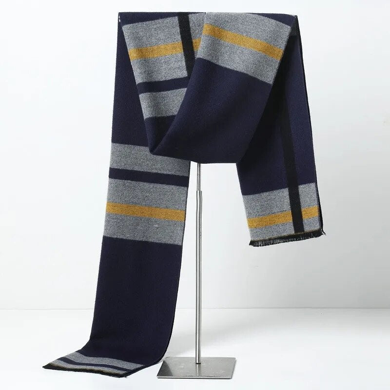 Men Elegant Plaid Scarf | Ian