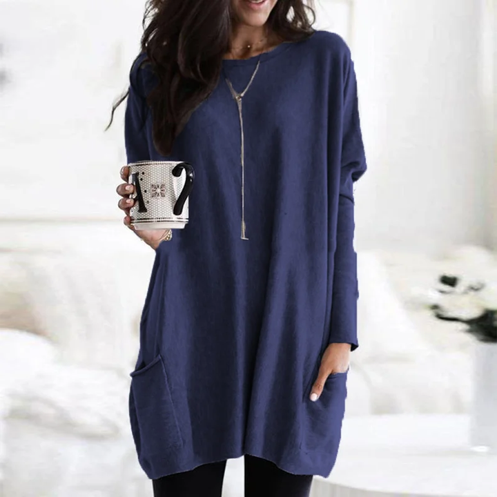 Women Oversized Pocket Tunic | Rachel