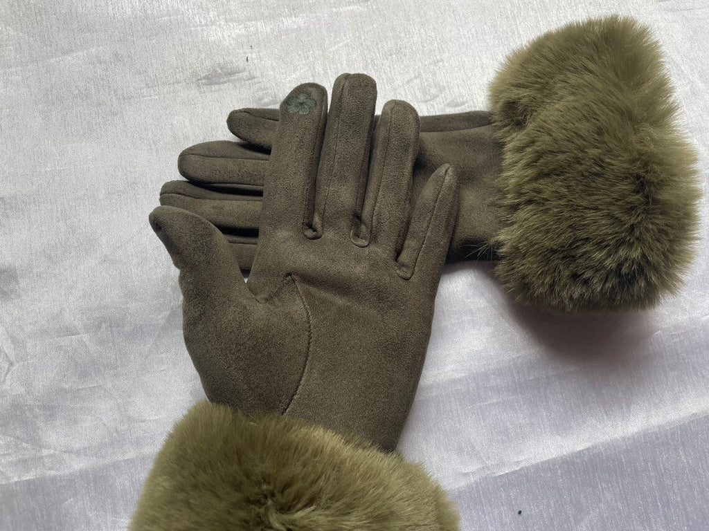 Women Luxurious Faux Fur Winter Gloves | Juliet