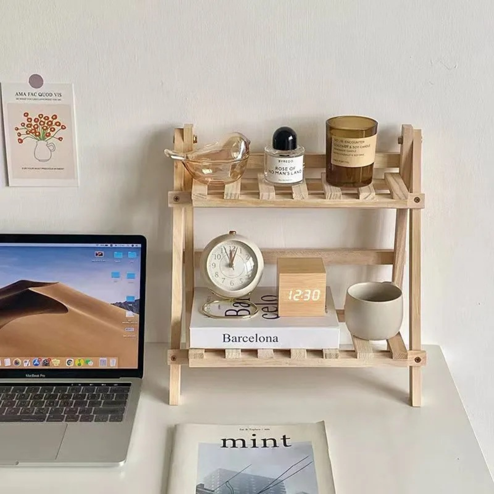 Home Wood Rack Natural Wood | Nordic Design 5