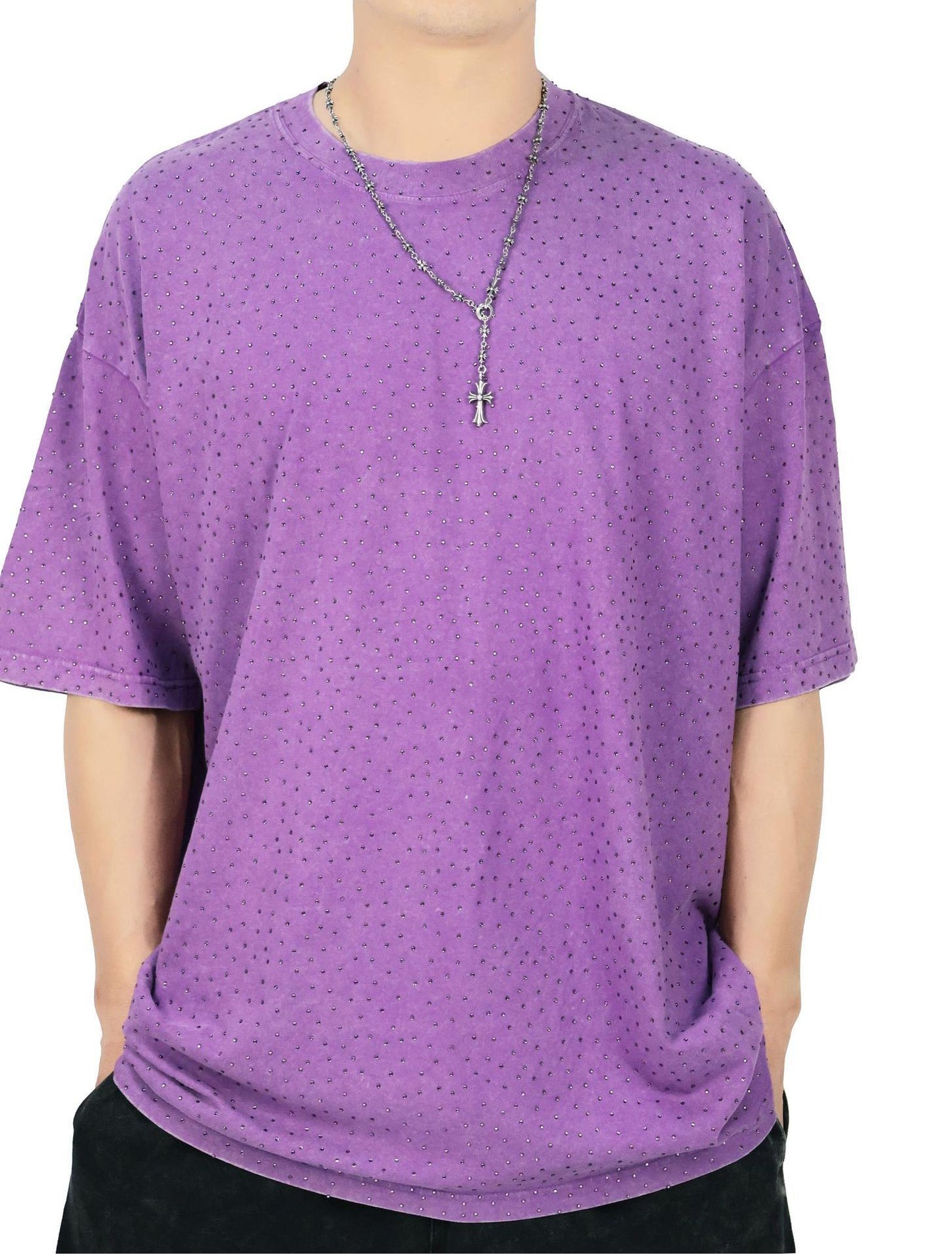 Variant image for Women Oversized T-Shirt Vintage Washed Cotton | Diamond Luxe-25
