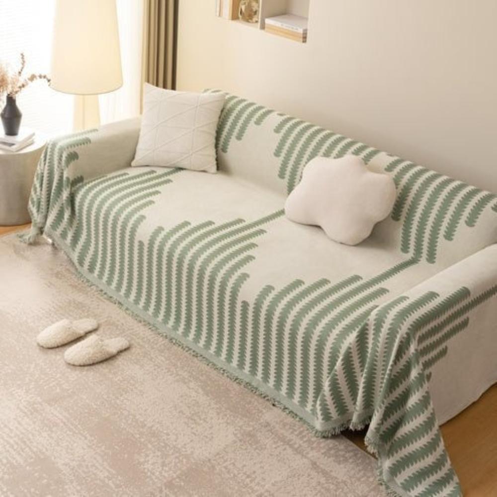 Variant image for Sofa Cover Gray Chenille Non-Slip | Elegant Comfort-16