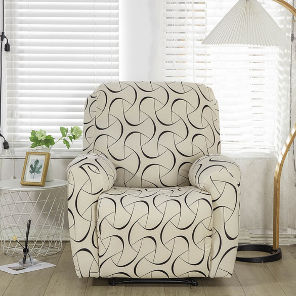 Variant image for Recliner Sofa Cover Abstract Design Stretch Fabric | Elegant Home Upgrade-11