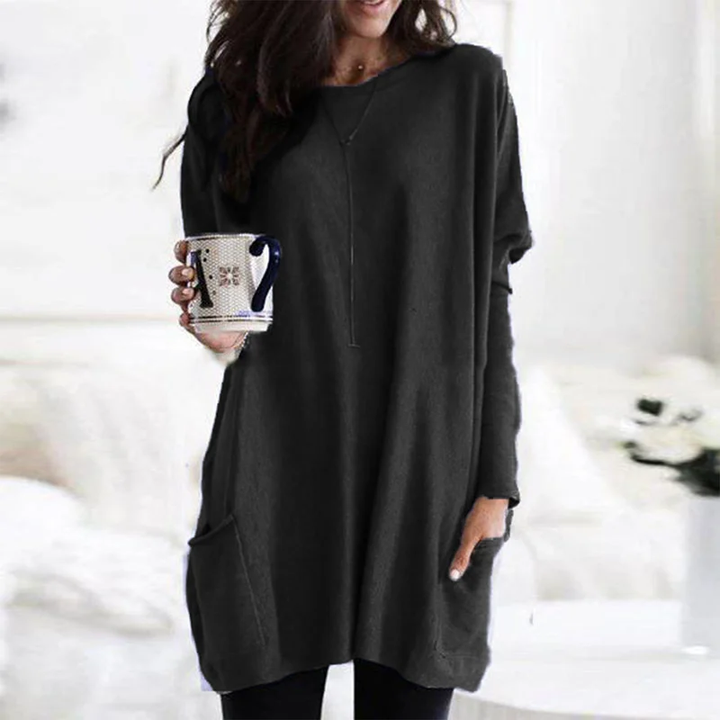 Women Oversized Pocket Tunic | Rachel
