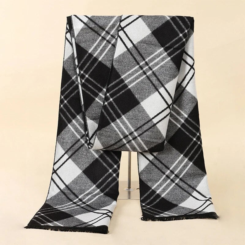 Men Abstract Patterned Winter Scarf | Jerome