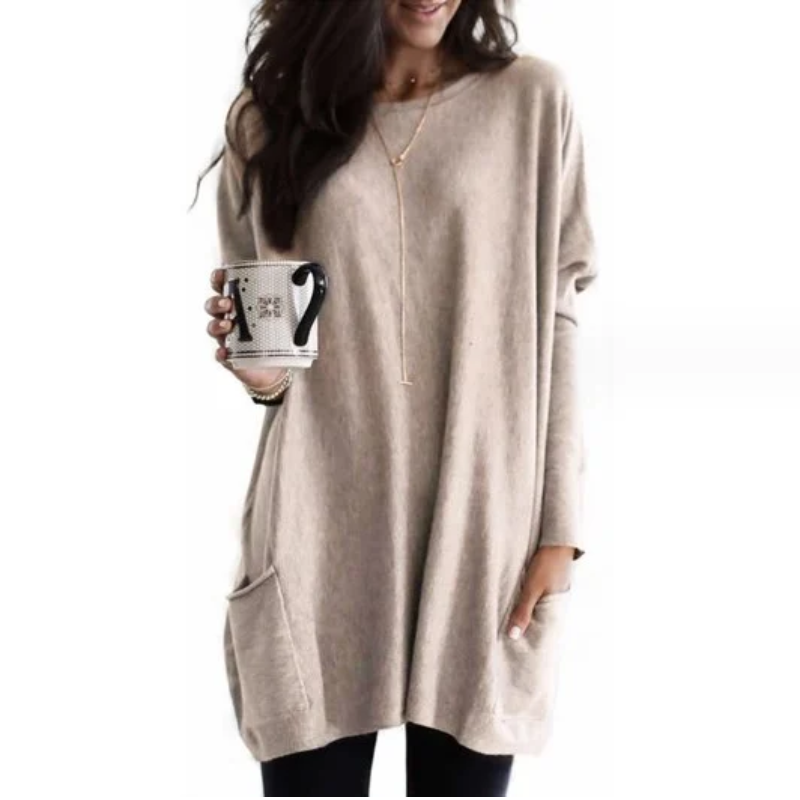 Women Oversized Pocket Tunic | Rachel