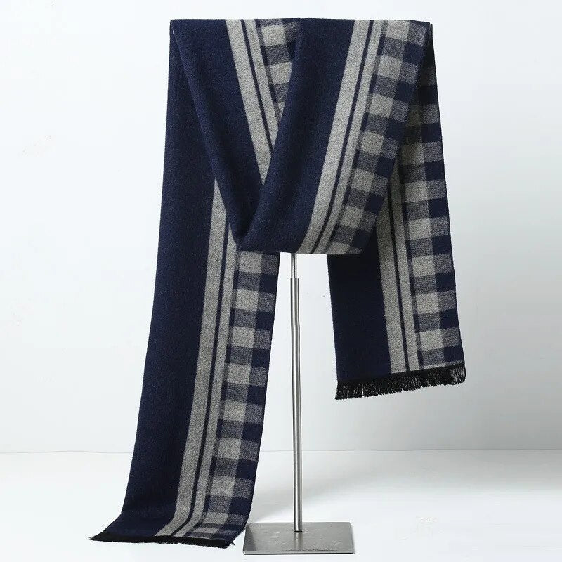 Men Elegant Plaid Scarf | Ian