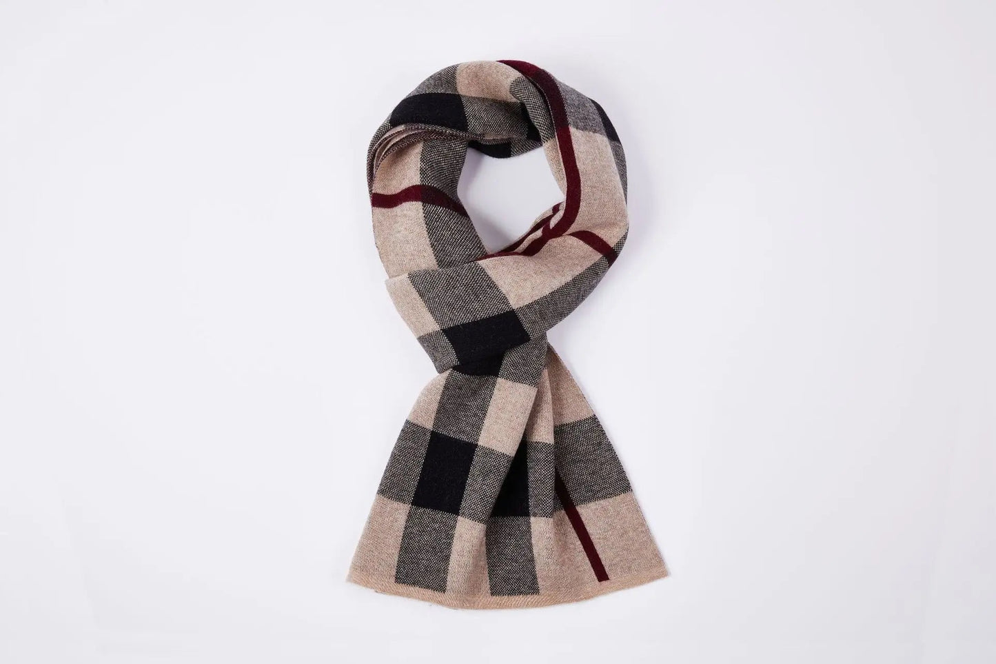 Men Modern Checkered Scarf | Joshua
