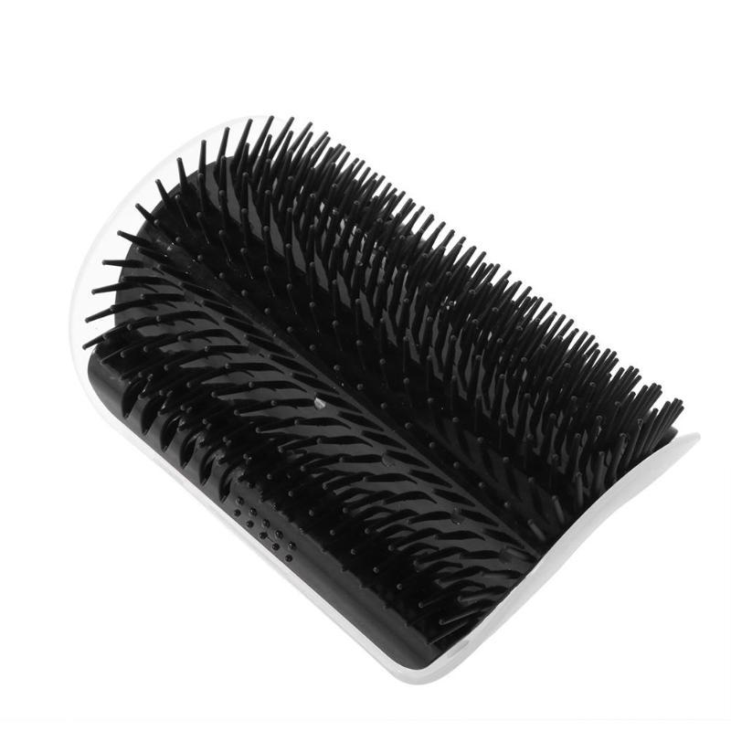 Cat Self Grooming Wall Scratcher Black Plastic | Kitty Korner-4