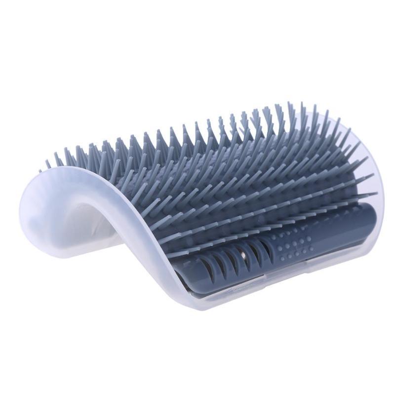 Cat Self Grooming Wall Scratcher Black Plastic | Kitty Korner-6