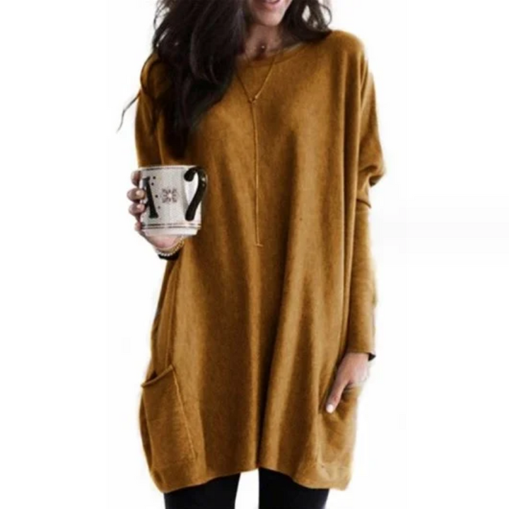 Women Oversized Pocket Tunic | Rachel