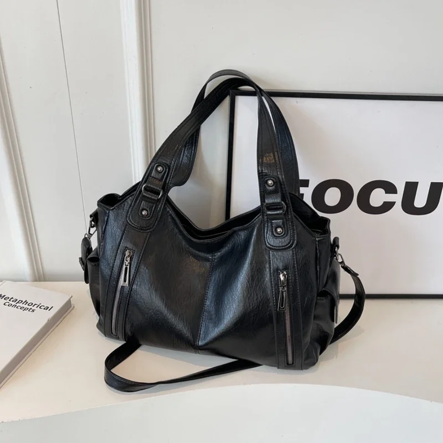 Women Classic Multi-Compartment Shoulder Bag | Alma