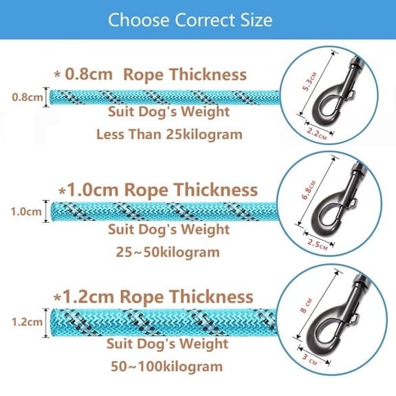 Dog Rope Leash Reflective Durable Climbing Rope | Adventure Ready-6