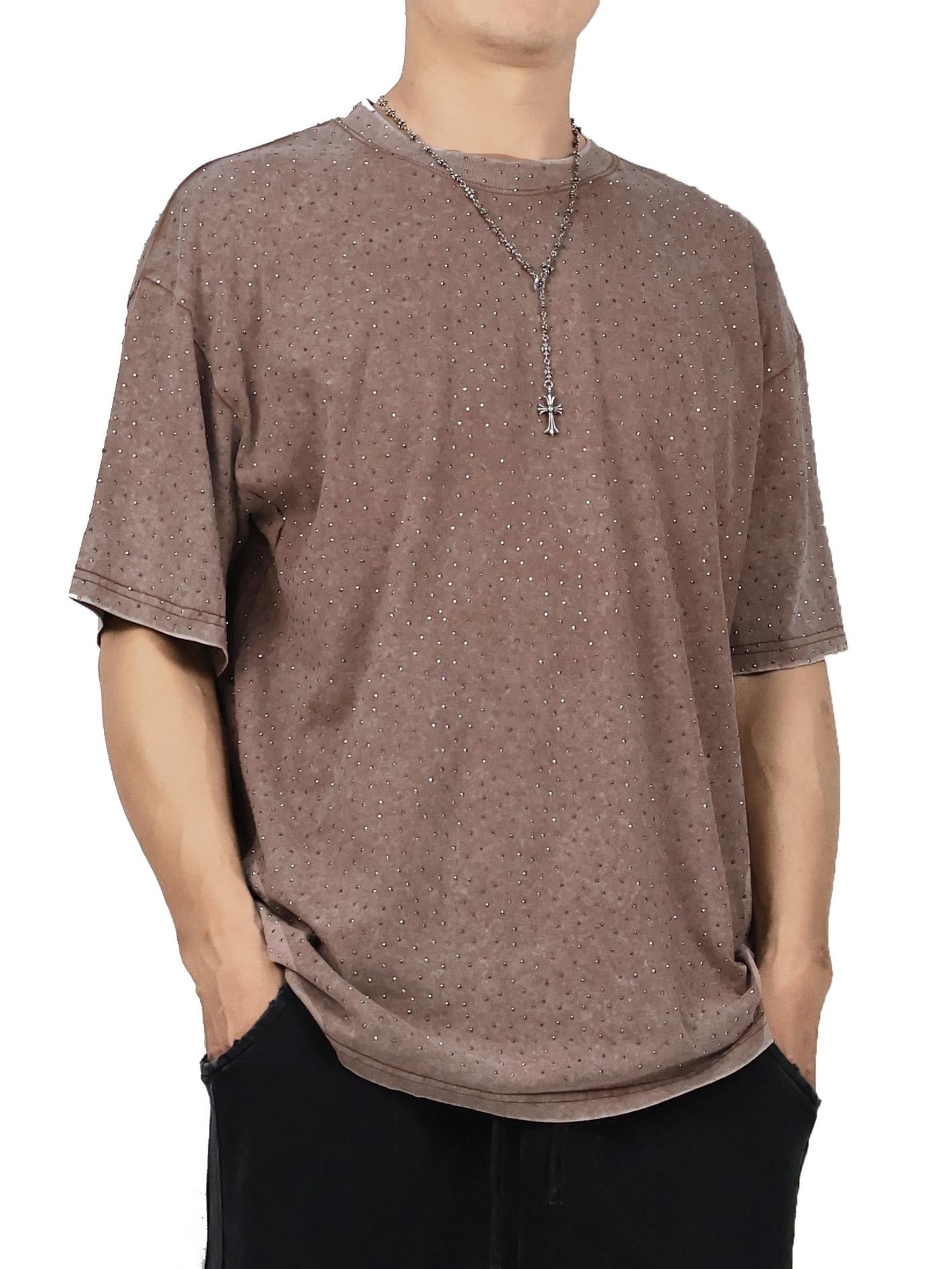 Variant image for Women Oversized T-Shirt Vintage Washed Cotton | Diamond Luxe-31