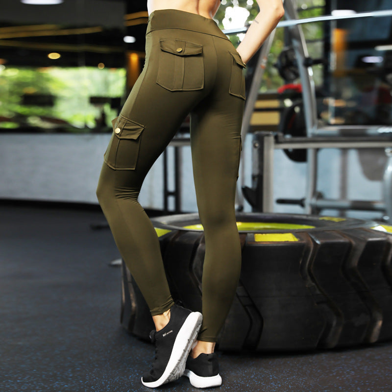 Women High-Waisted Cargo Leggings | Ed