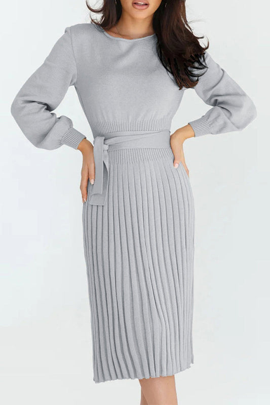 Women Elegant Knit Midi Dress | Raina