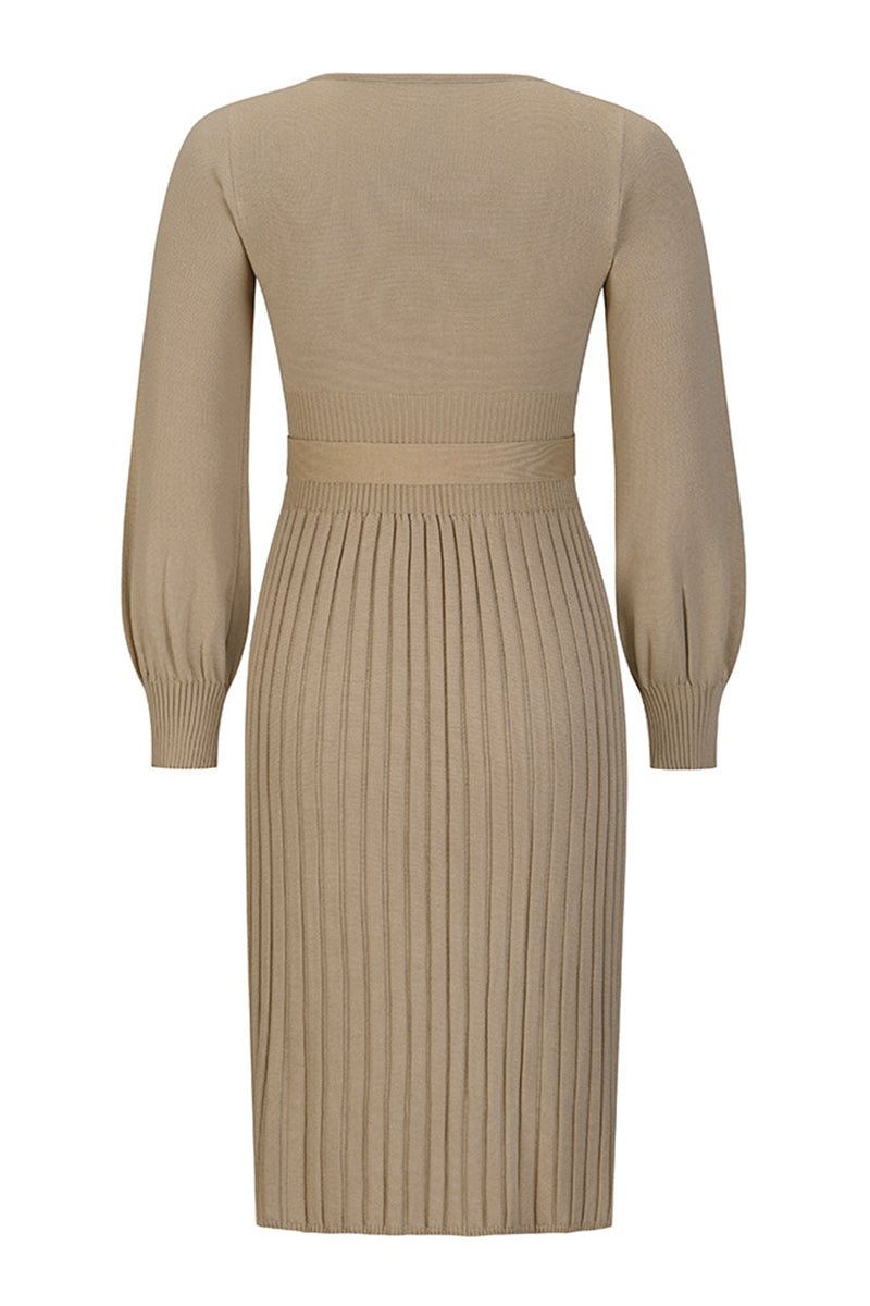 Women Elegant Knit Midi Dress | Raina