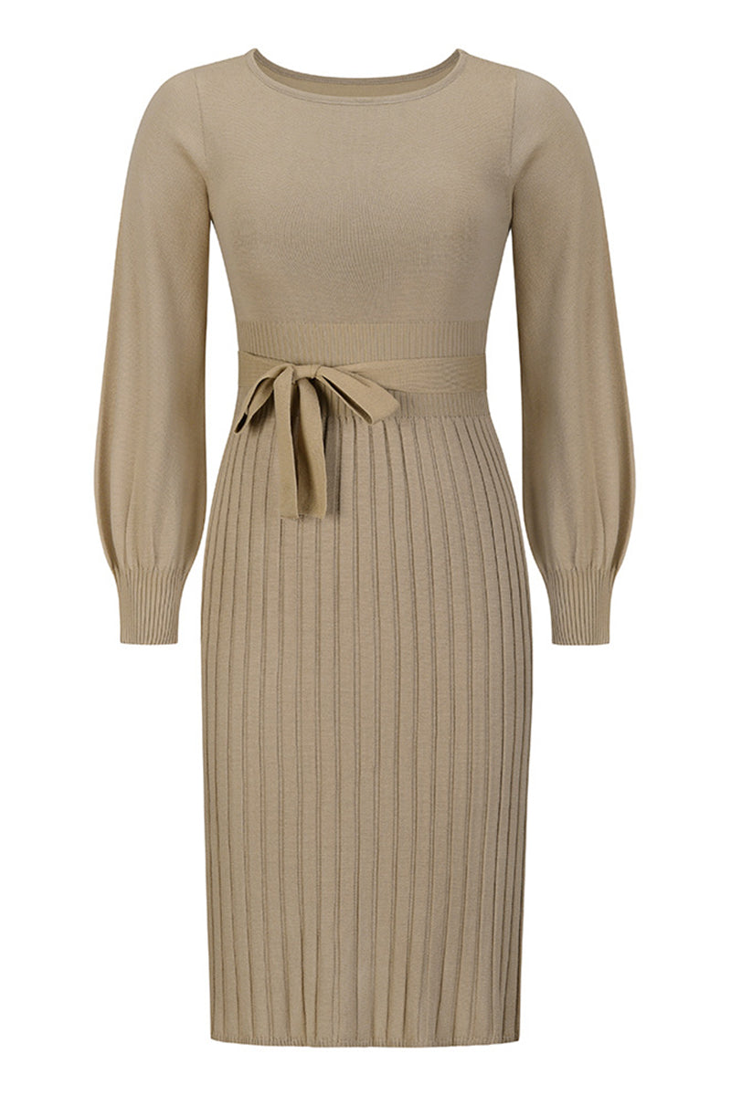 Women Elegant Knit Midi Dress | Raina