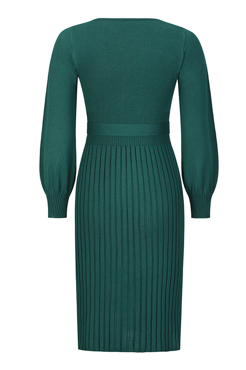 Women Elegant Knit Midi Dress | Raina