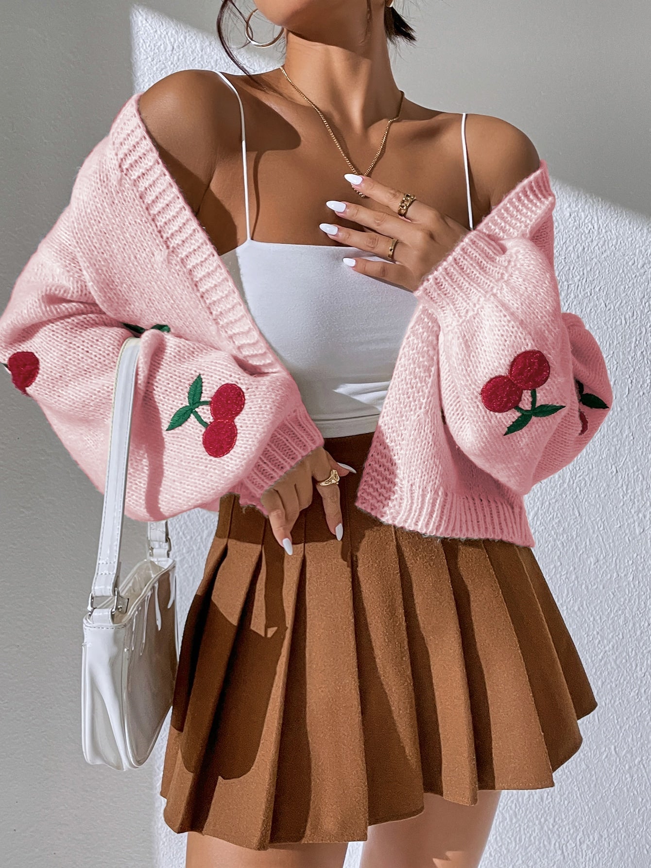 Women Sweet Cherry Cardigan | Fiona