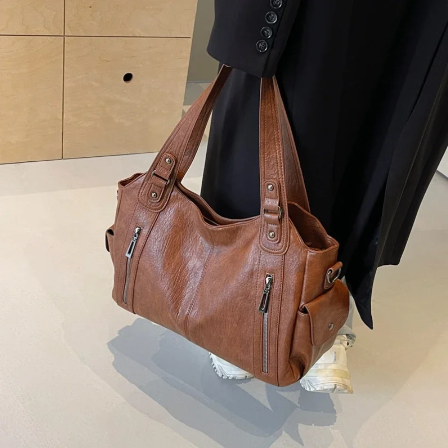 Women Classic Multi-Compartment Shoulder Bag | Alma