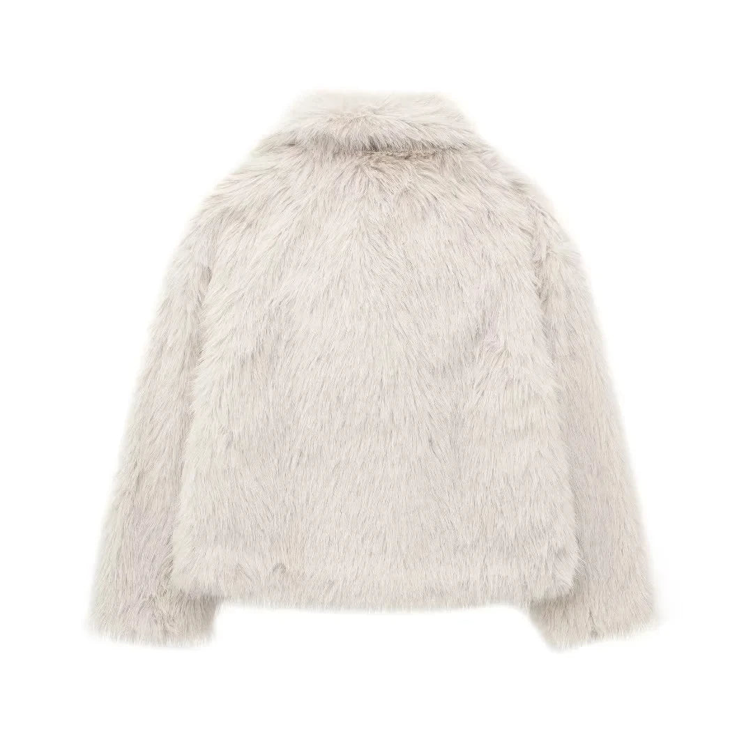 Women Luxury Faux Fur Jacket | Avienne