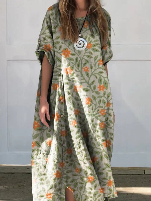 Women Floral Boho Maxi Dress | Elowen