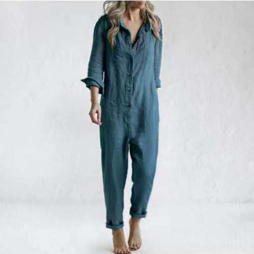 Women Relaxed Utility Jumpsuit | Joyanne