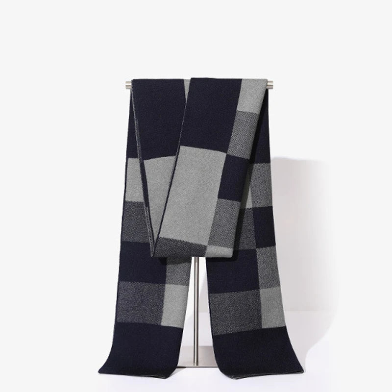 Men Patterned Winter Scarf | Veniel