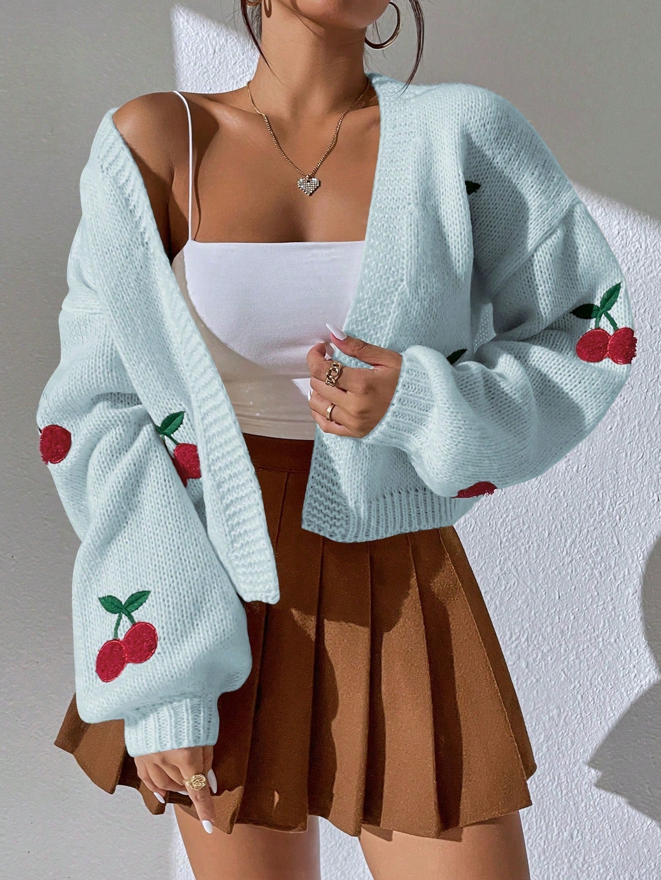 Women Sweet Cherry Cardigan | Fiona