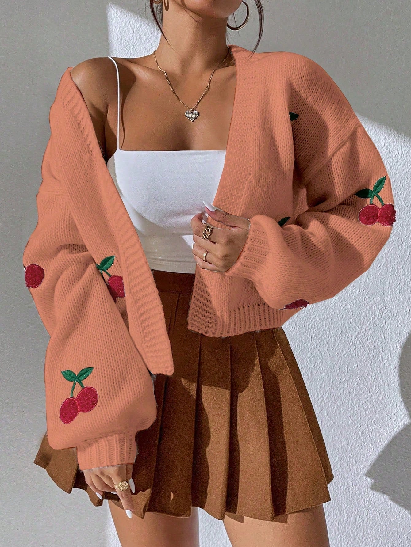 Women Sweet Cherry Cardigan | Fiona