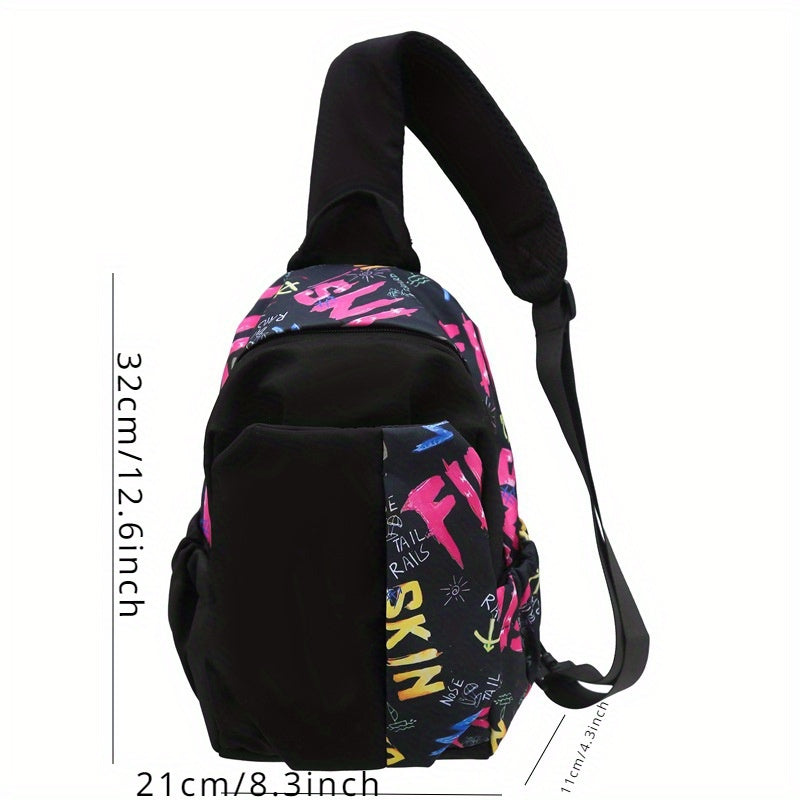 Graffiti Sling Backpack | Sam
