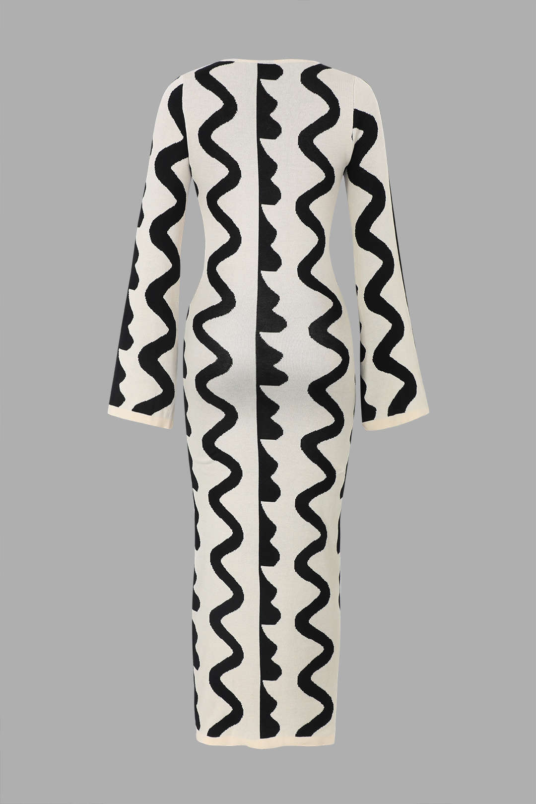 Women Wavy Knit Maxi Dress | Allegra