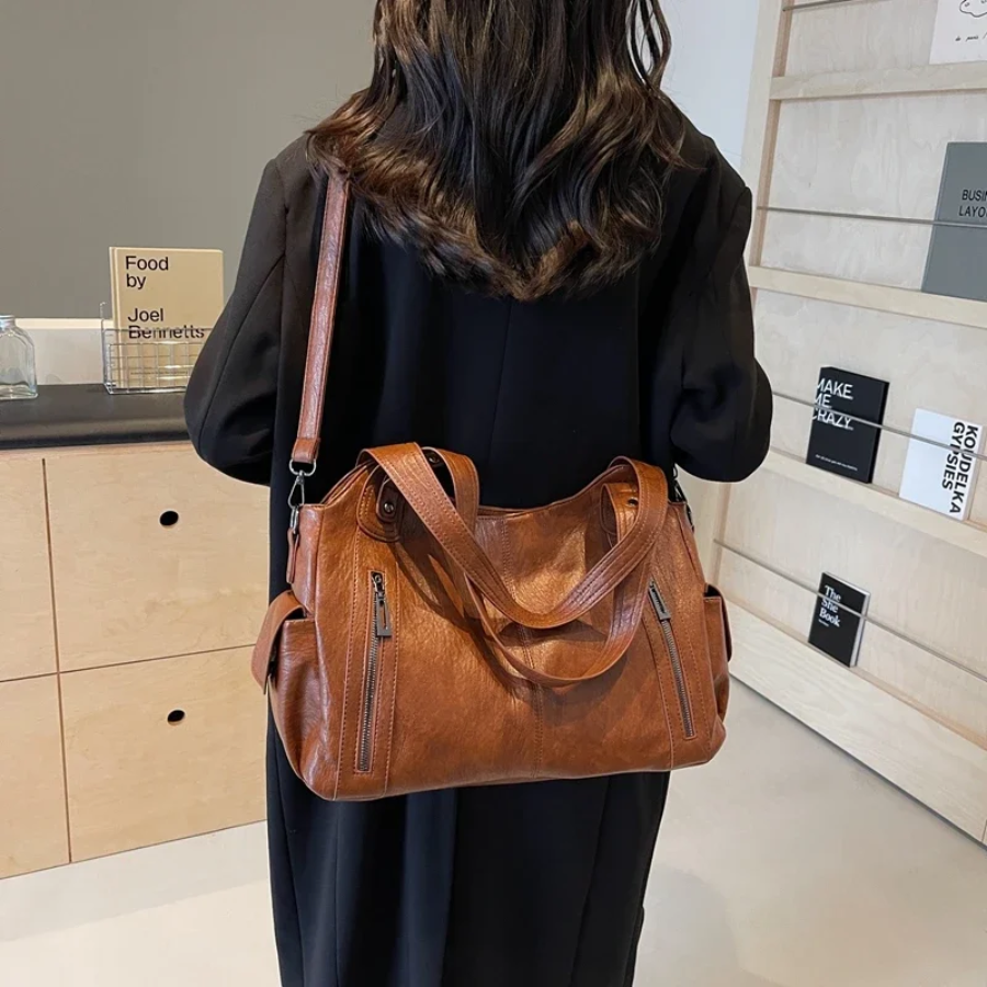 Women Classic Multi-Compartment Shoulder Bag | Alma