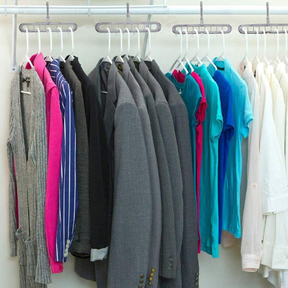 Closet Organizer Two-Way Swivel Hanger High-Quality Plastic | Closet Storage Solution 5