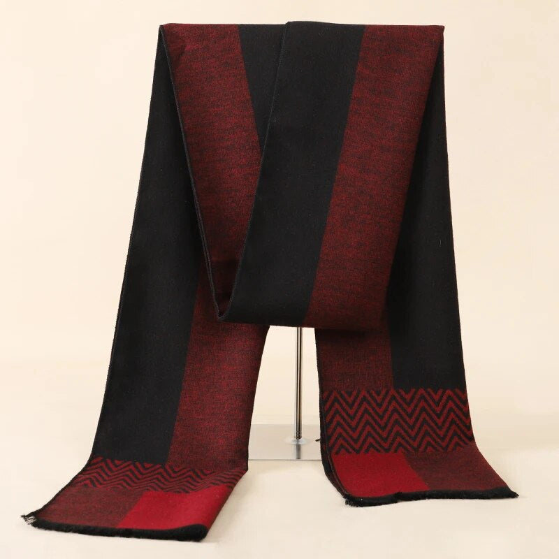 Men Abstract Patterned Winter Scarf | Jerome